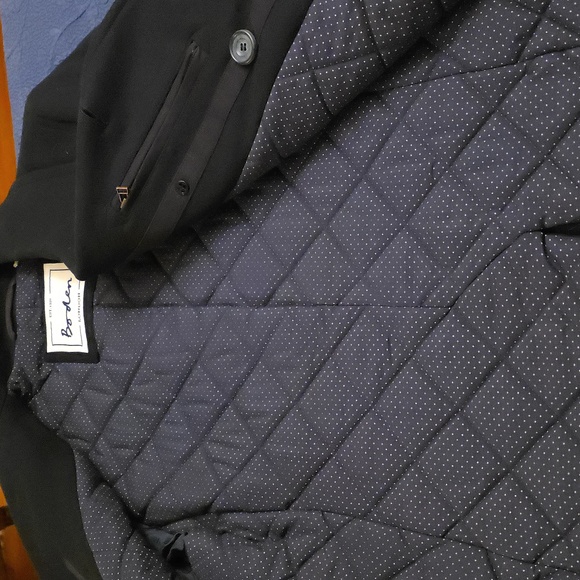 Boden Men's Navy Pea Coat - Small - Picture 4 of 5